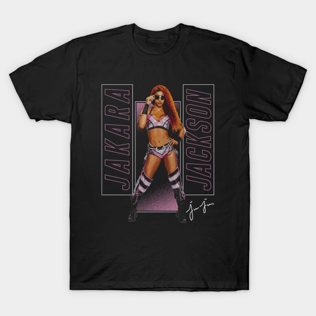 Jakara Jackson Pose T-Shirt by MunMun_Design